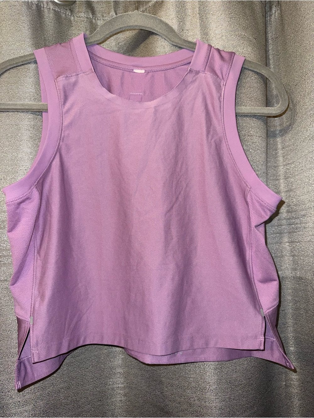 lululemon athletica Lavender Mesh-Panel Athletic Tank